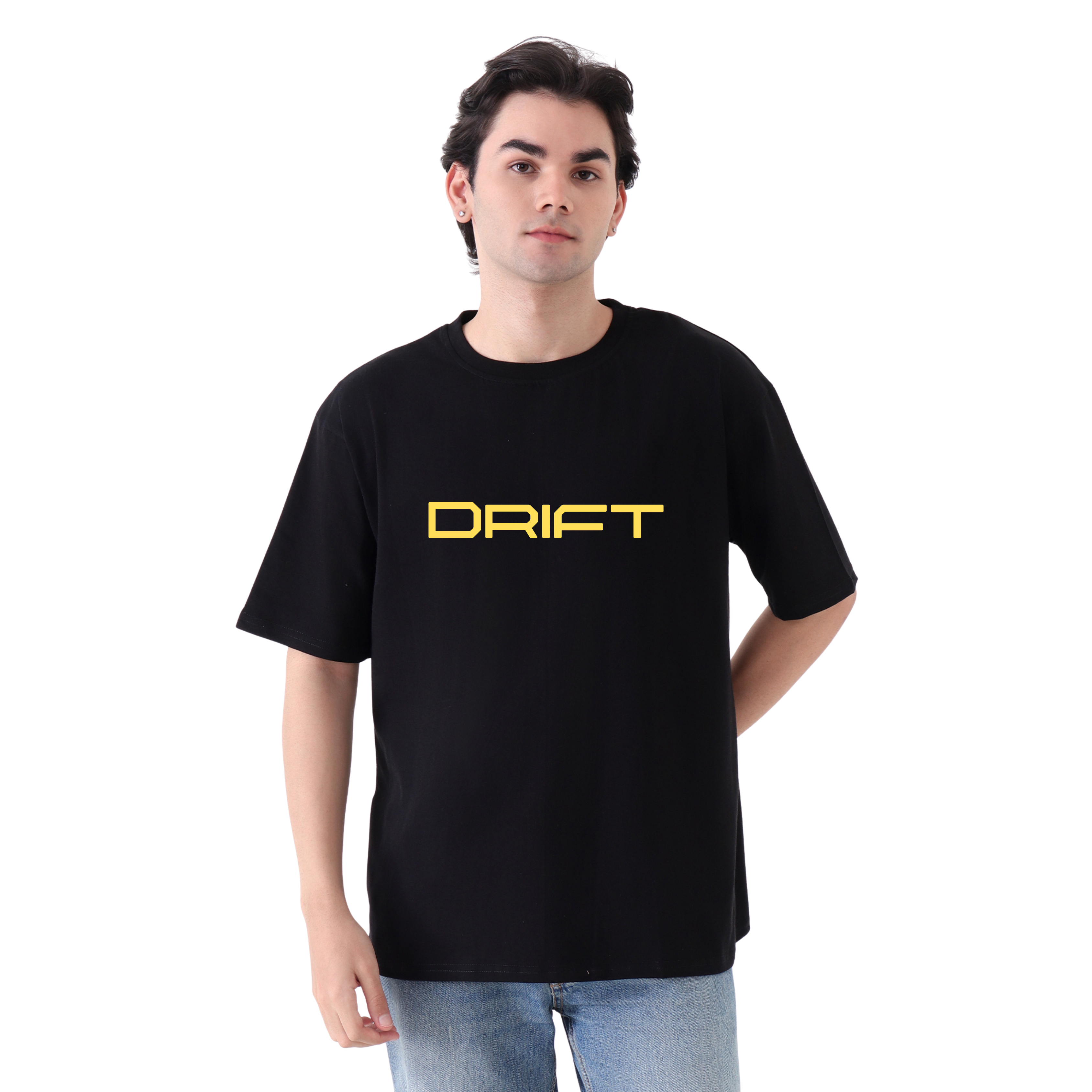 Hyper Drift - Black - Oversized Tshirt