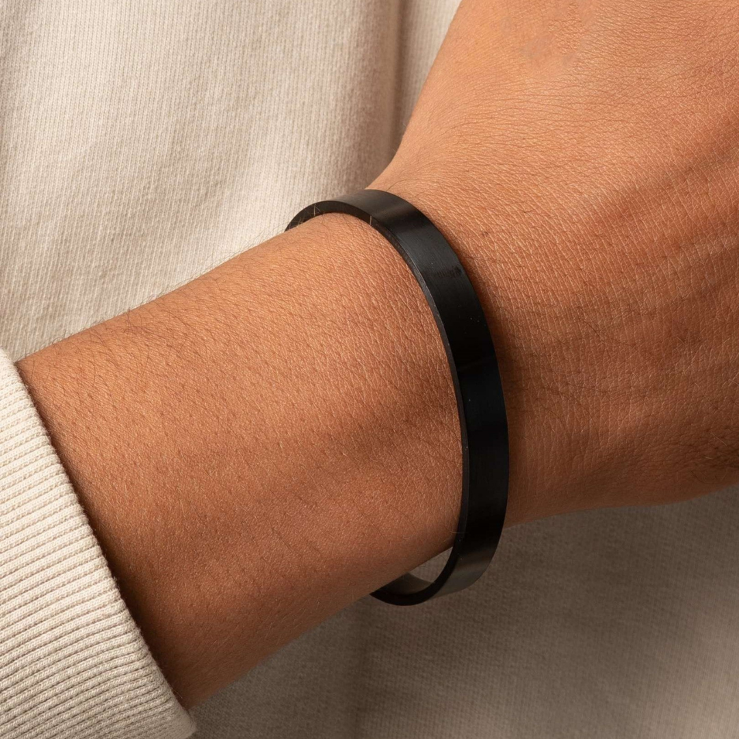 Metal Cuff Bracelet For Men By Pyjamawala
