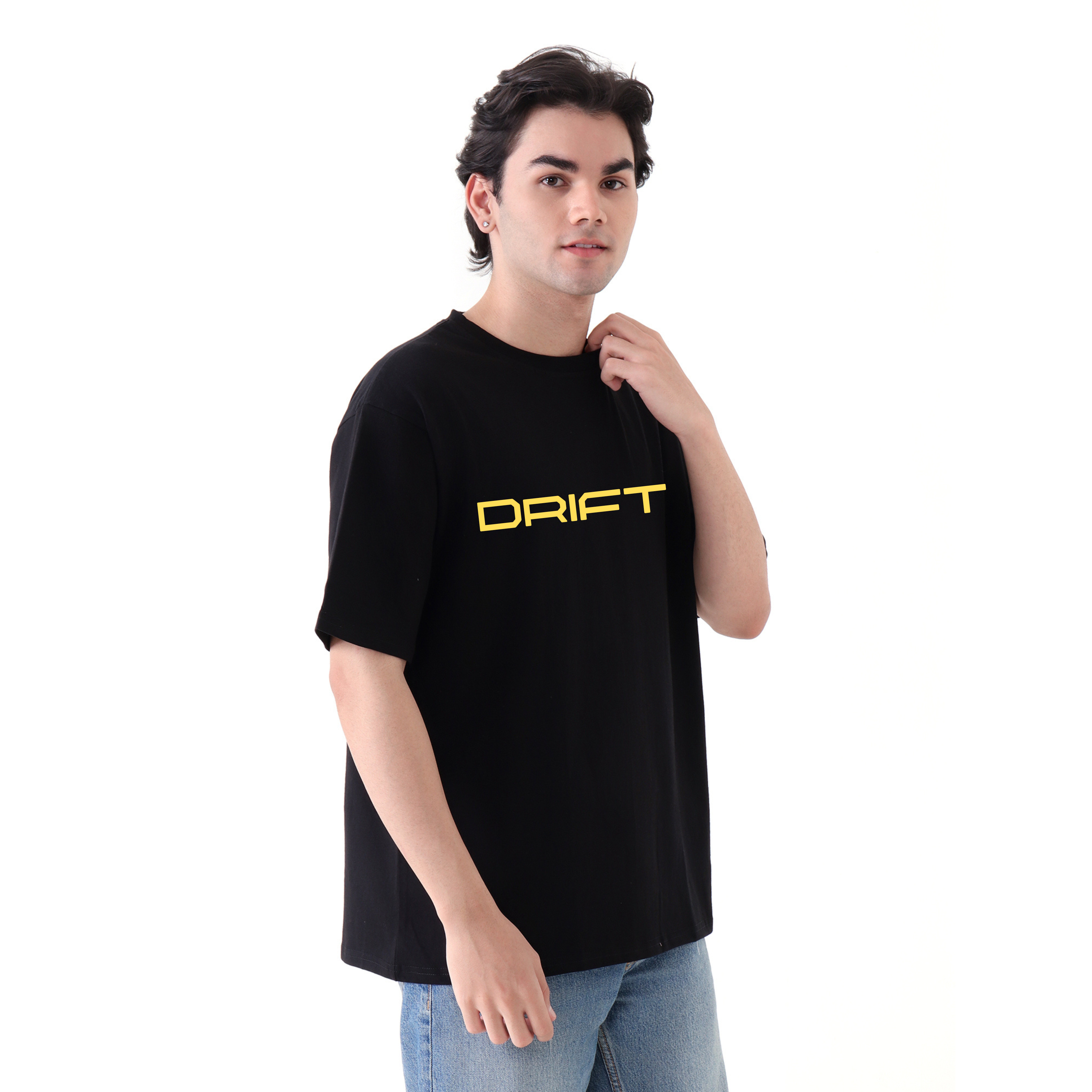 Hyper Drift - Black - Oversized Tshirt