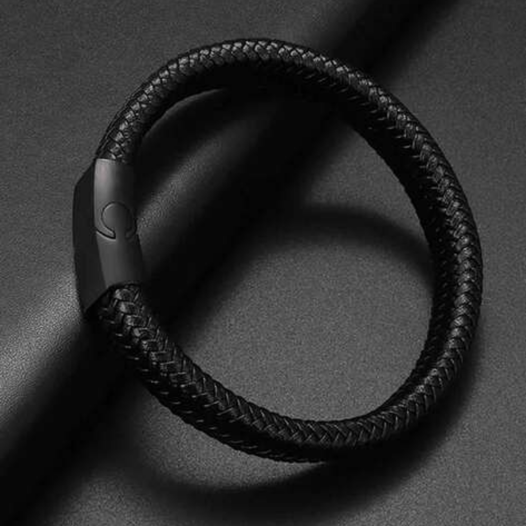 Braided Leather Bracelet For Men By Pyjamawala