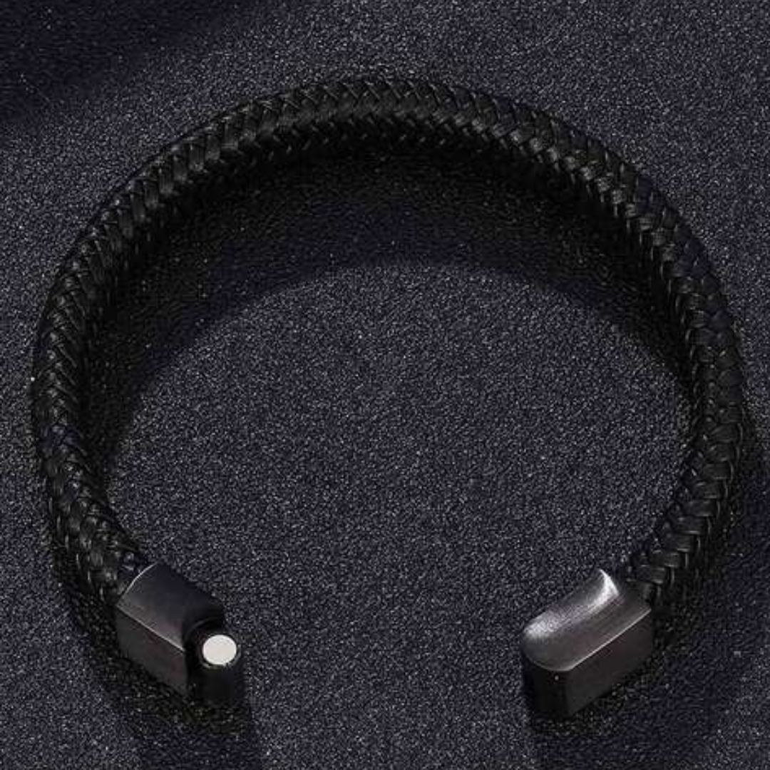 Braided Leather Bracelet For Men By Pyjamawala
