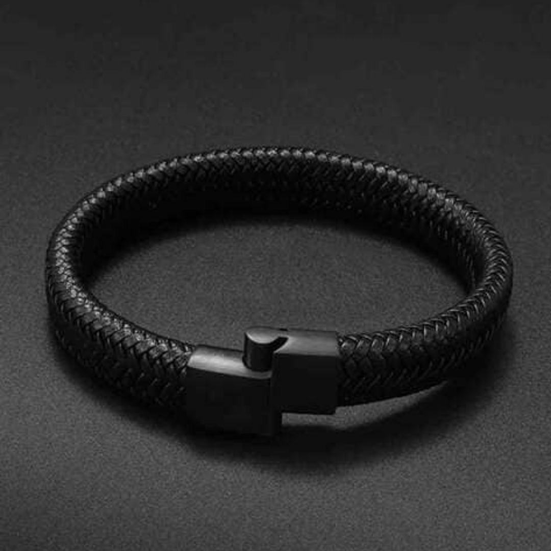Braided Leather Bracelet For Men By Pyjamawala