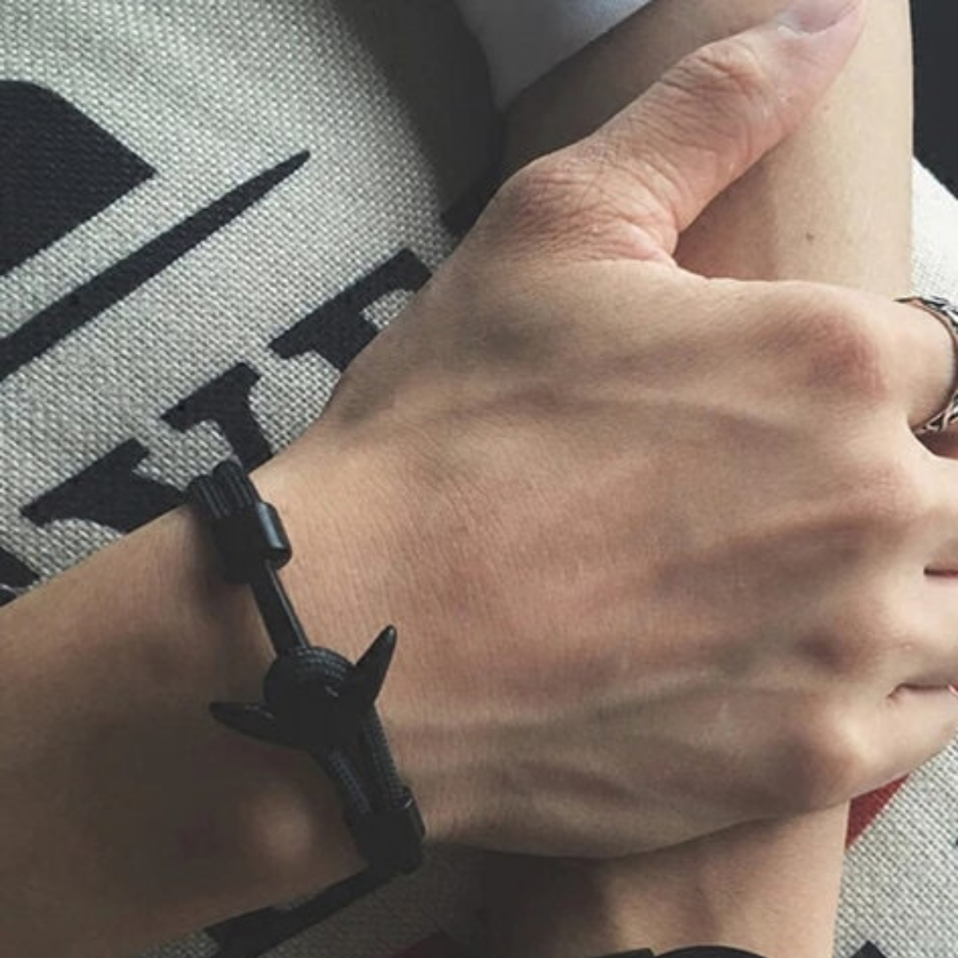 Knotted Adjustable Bracelet For Men By Pyjamawala