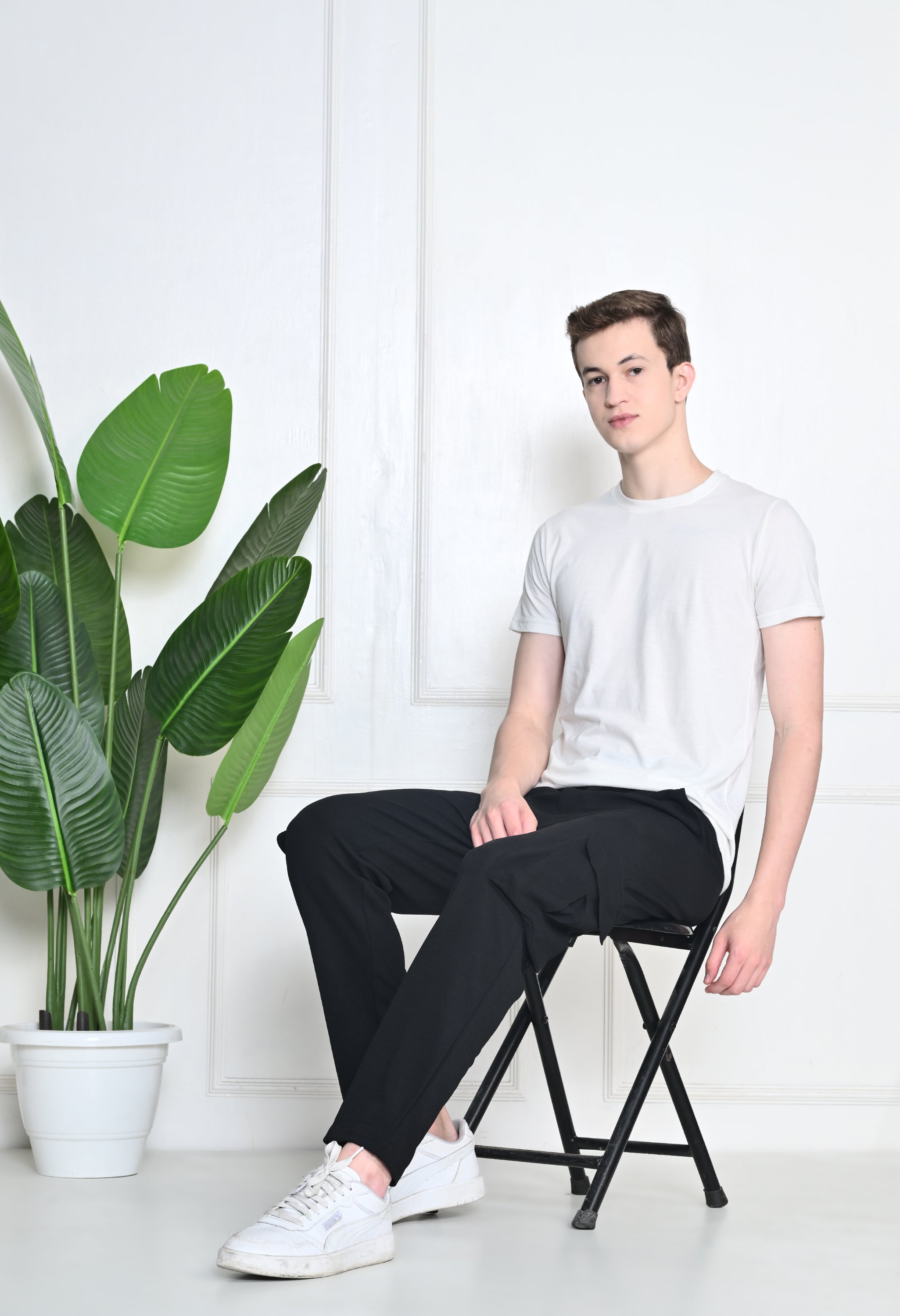 Black Cargo Pants (4-Pockets)
