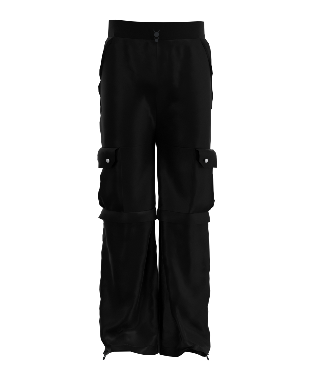 Noir Cargo Pants