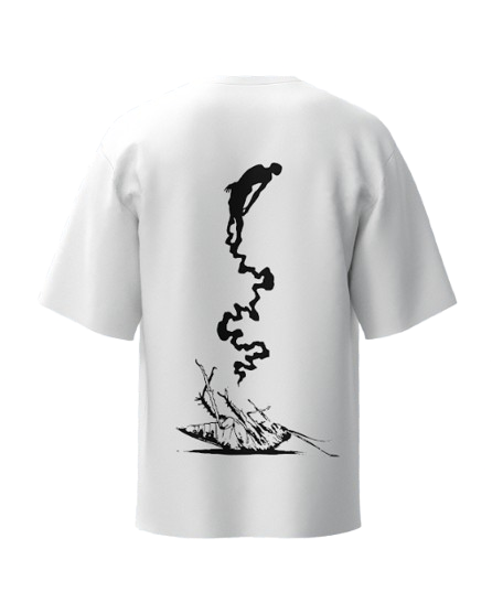 Metamorphosis Oversized T-Shirt (White)