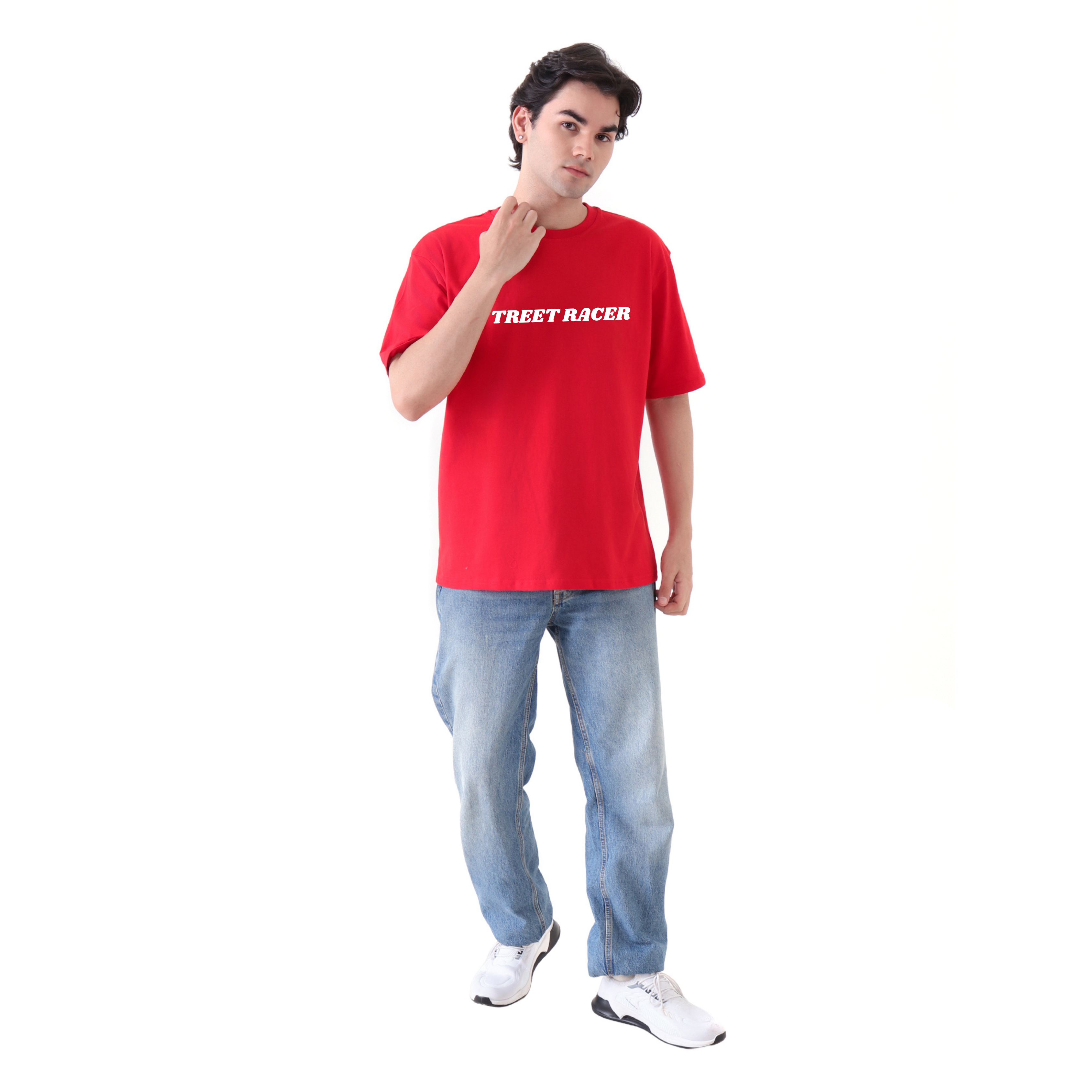 Street Racer - Red - Oversized Tshirt