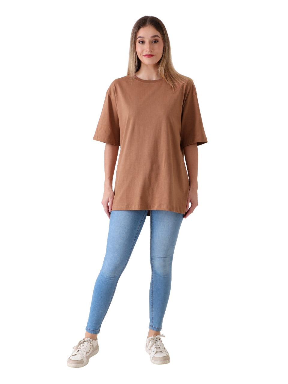 I Ran Out of Caffiene - Brown - Oversized Tshirt